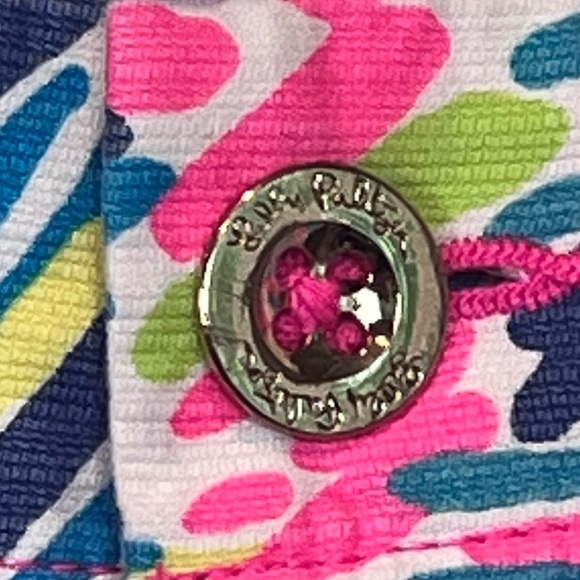 Lilly Pulitzer "Palm Reader" The Callahan Shorts Sz 10 - Picture 4 of 16